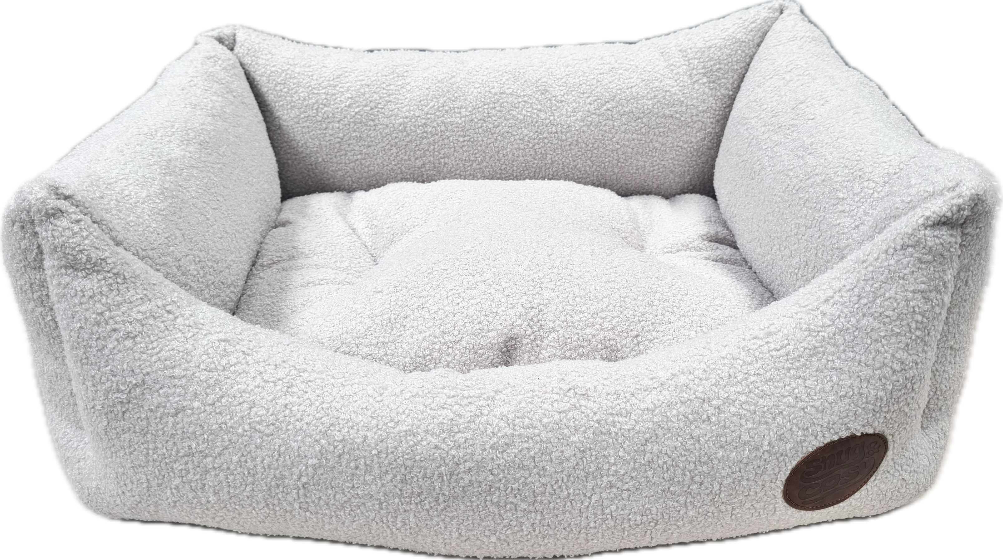 Teddy Boucle Plush Dog Bed