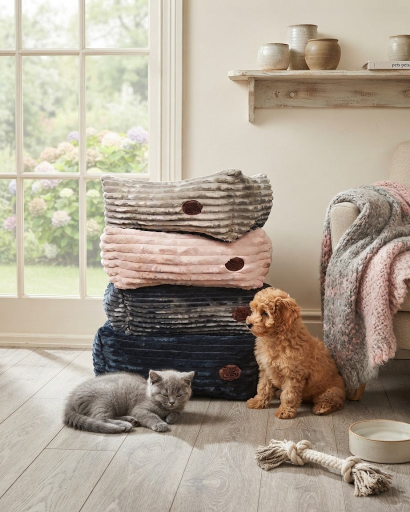 Alaska Faux Fur Pet Bed - UK Made - Dog Beds for dogs Snug and Cosy Pets