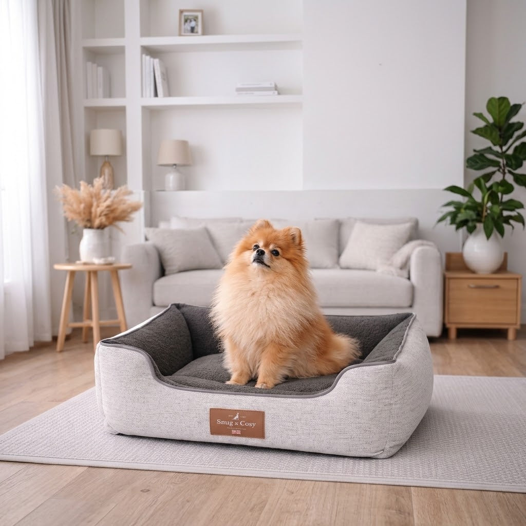 Heritage Tweed High Sided Orthopaedic Bed - Ultimate Comfort for Your Furry Friend - Dog Bed for dogs Snug and Cosy Pets