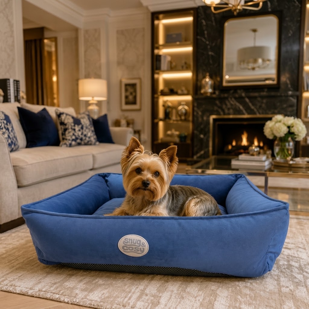 Charlie Dog Pet Bed – Luxurious Velvet Design for Ultimate Comfort - Dog Bed for dogs Snug and Cosy Pets