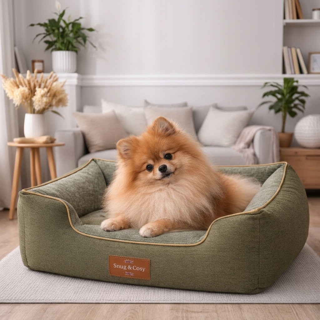 Heritage Tweed Dog Bed – Replacement Cover Only - Dog Bed for dogs Snug and Cosy Pets