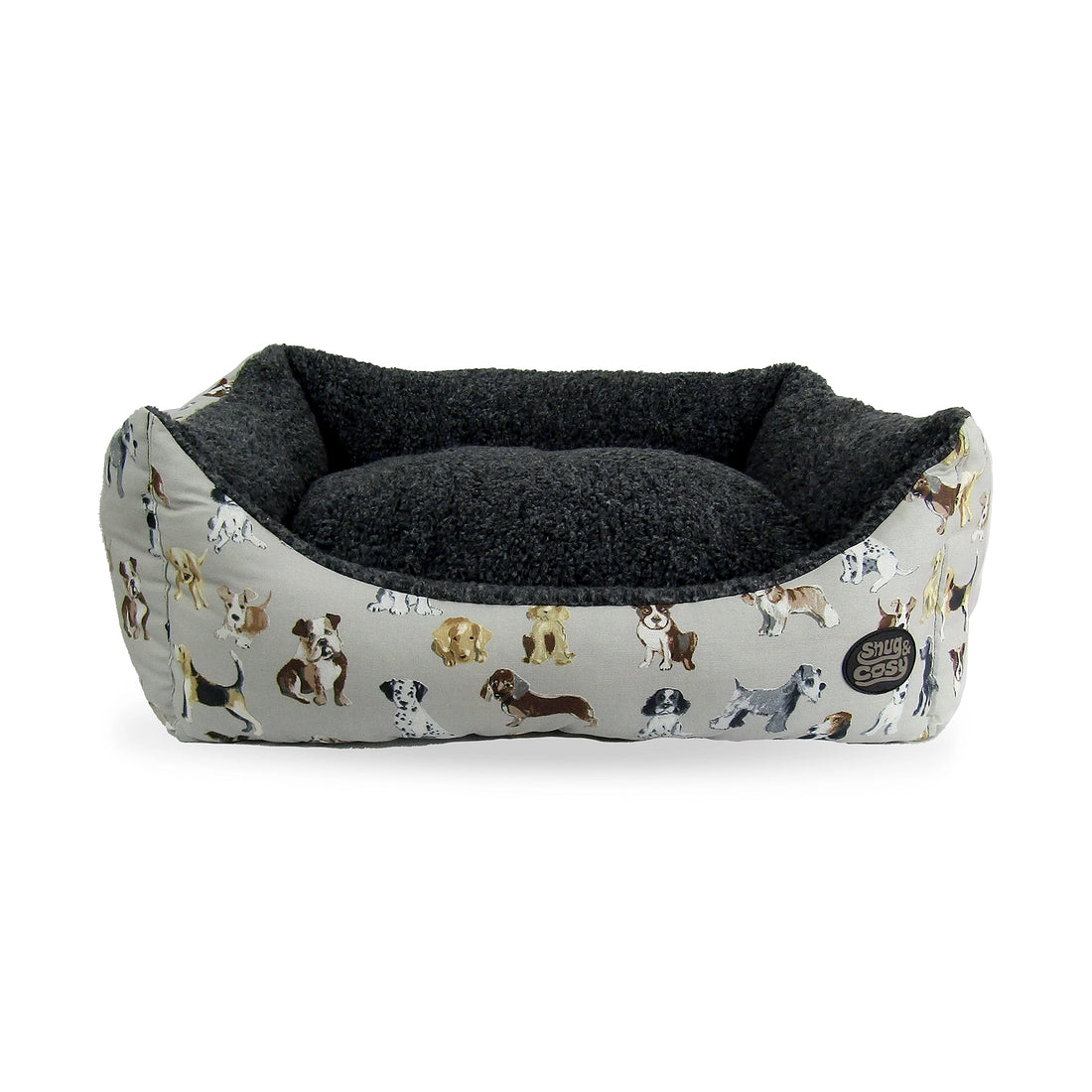 Dog Print Bed