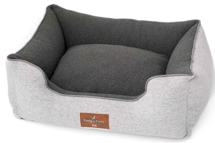 HERITAGE TWEED DOG PET HIGH SIDED ORTHOPAEDIC BED - Dog Bed for dogs Snug and Cosy Pets