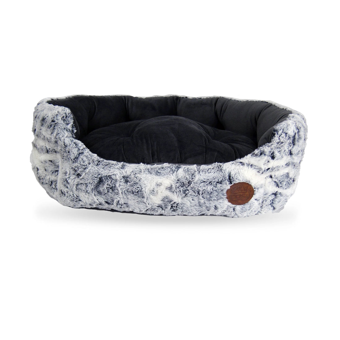 Grey Fur Softie Bed