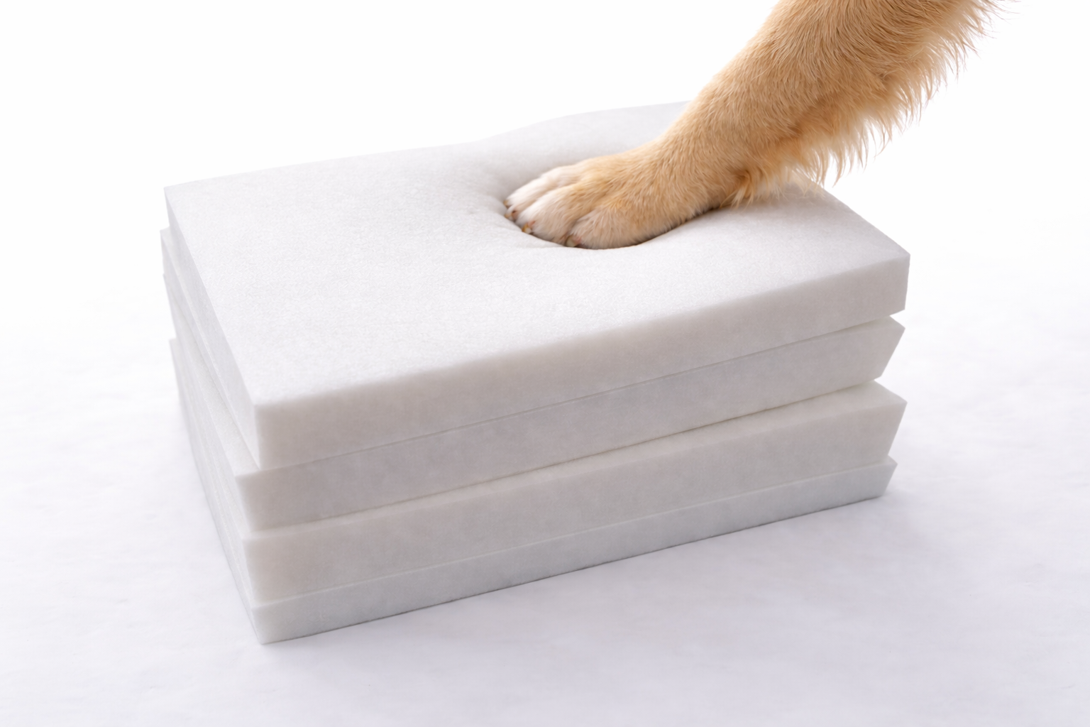 Memory Foam Noodle Lounger Dog Mat - Orthopaedic Washable Removable Cover - Dog Beds & Mats for dogs Snug and Cosy Pets