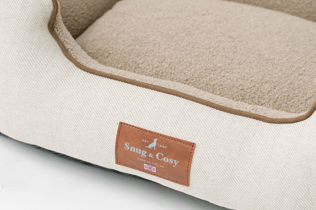 HERITAGE TWEED HIGH SIDED DOG BED