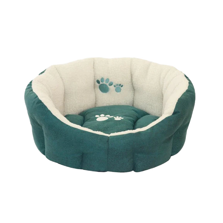 Pisa Oval Dog Bed in Turquoise