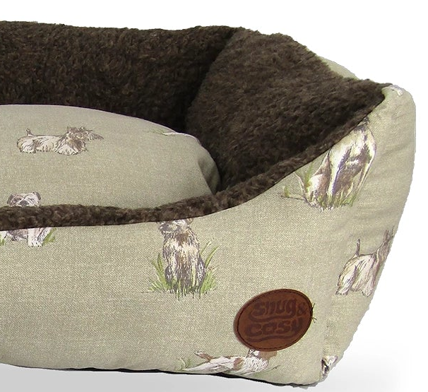 Pooch Print Bed - Luxury Dog Bed for Ultimate Comfort