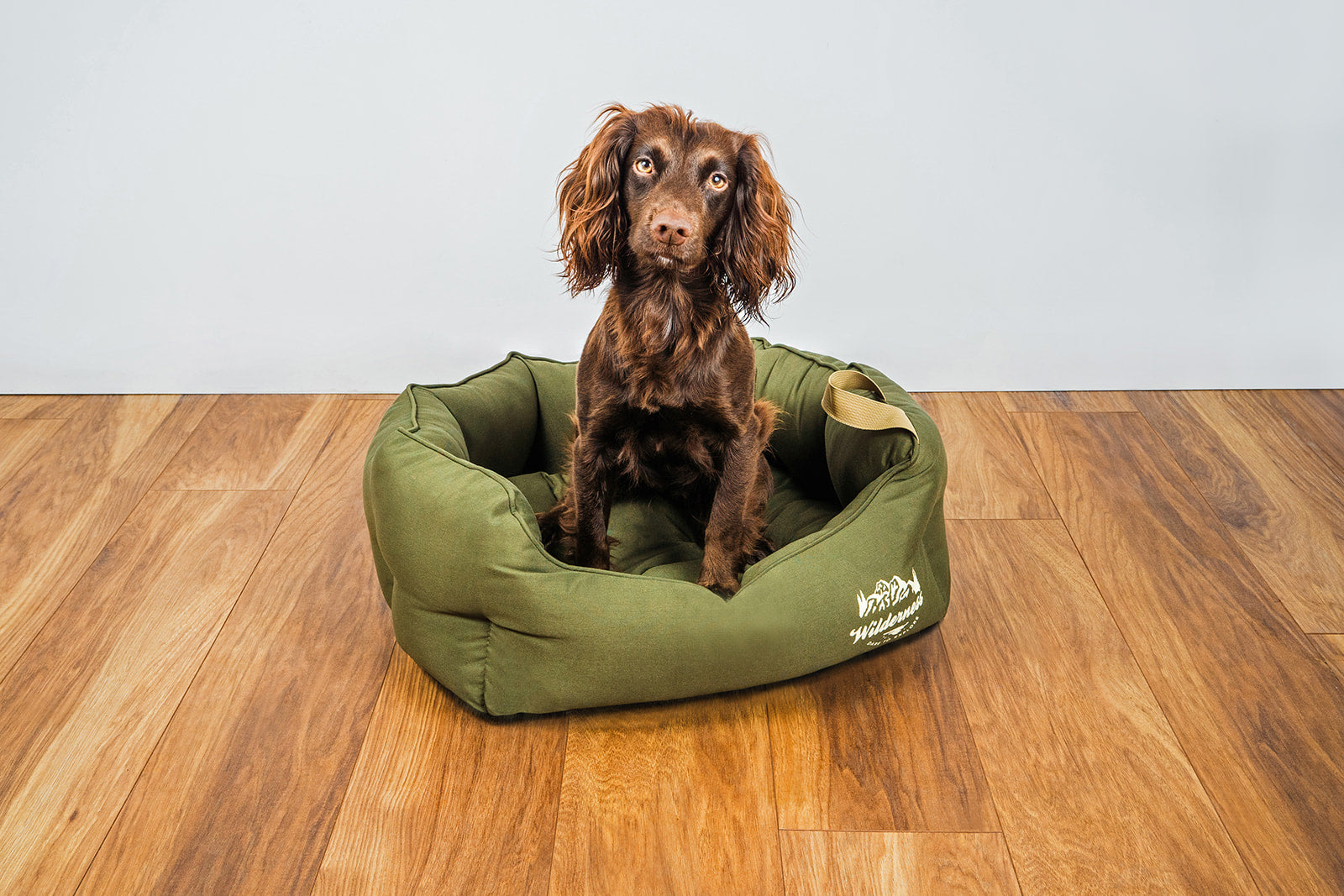 Wilderness Olive Snuggle Dog Bed