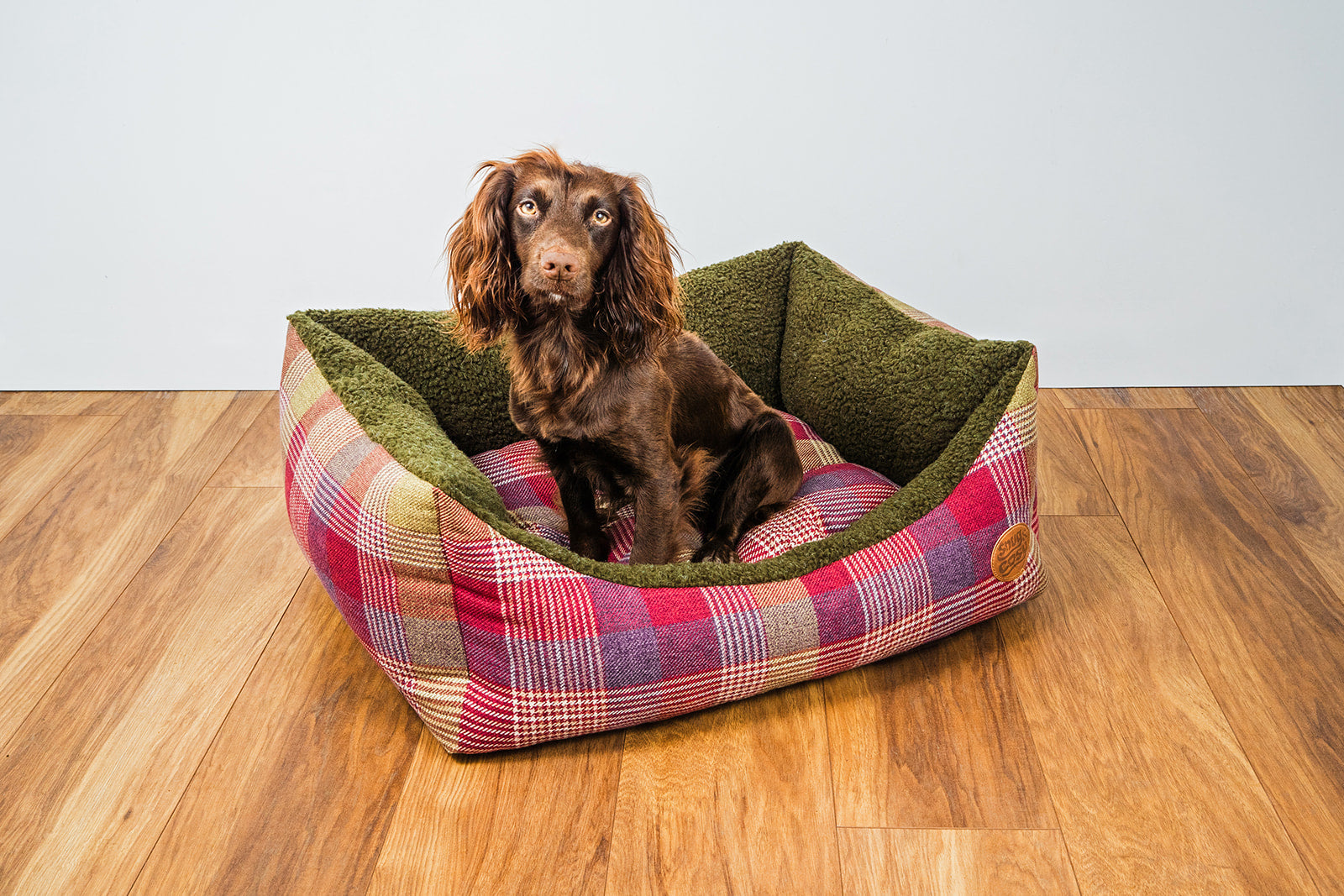 Highland Mulberry Heritage Tartan Check Dog Bed