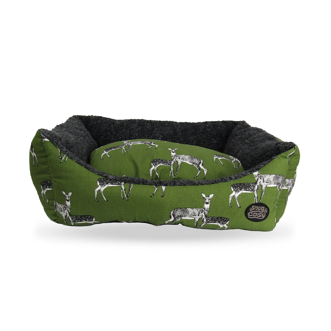 Sage Deer Print Bed