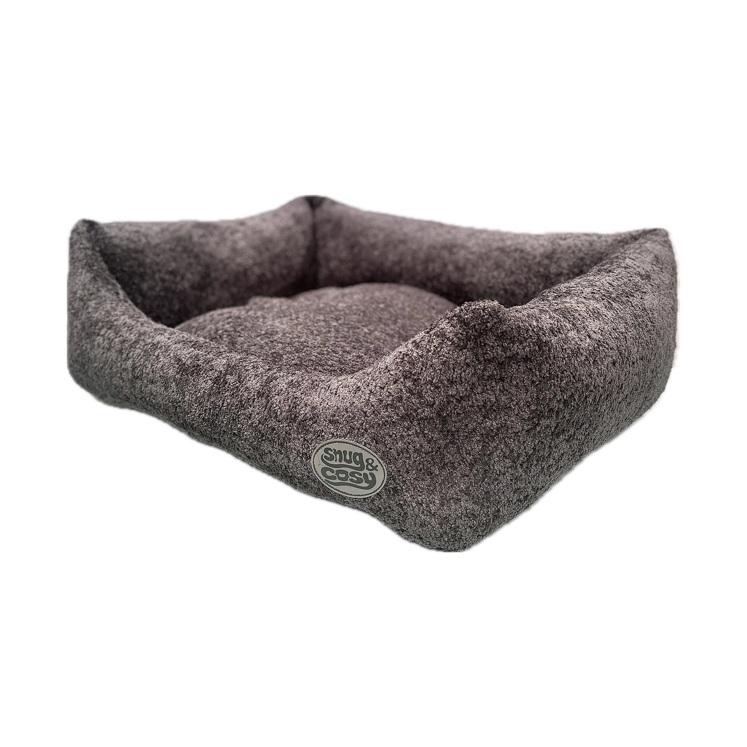 Teddy Boucle Plush Dog Bed