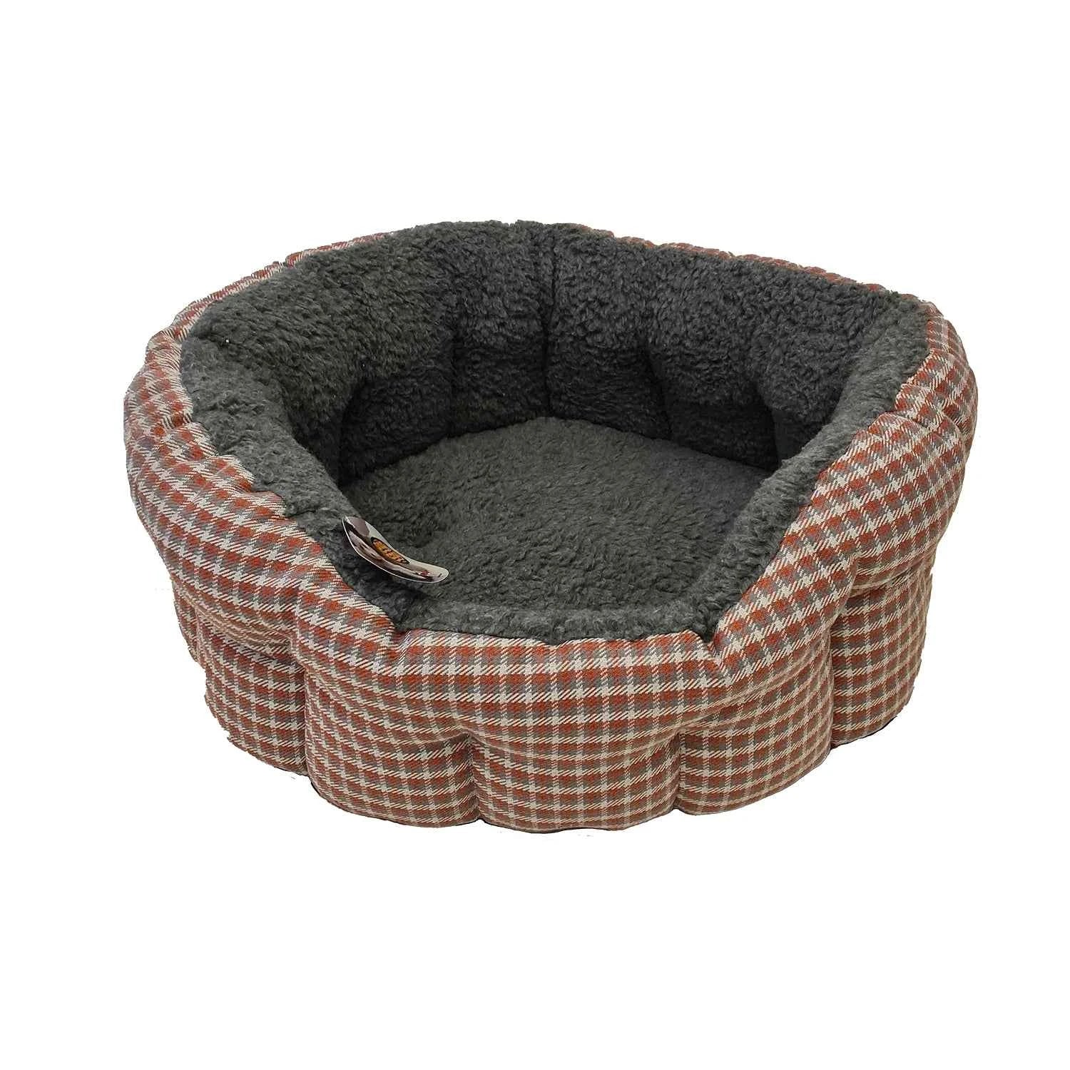 Softie Red Bed - for dogs Snug and Cosy Pets