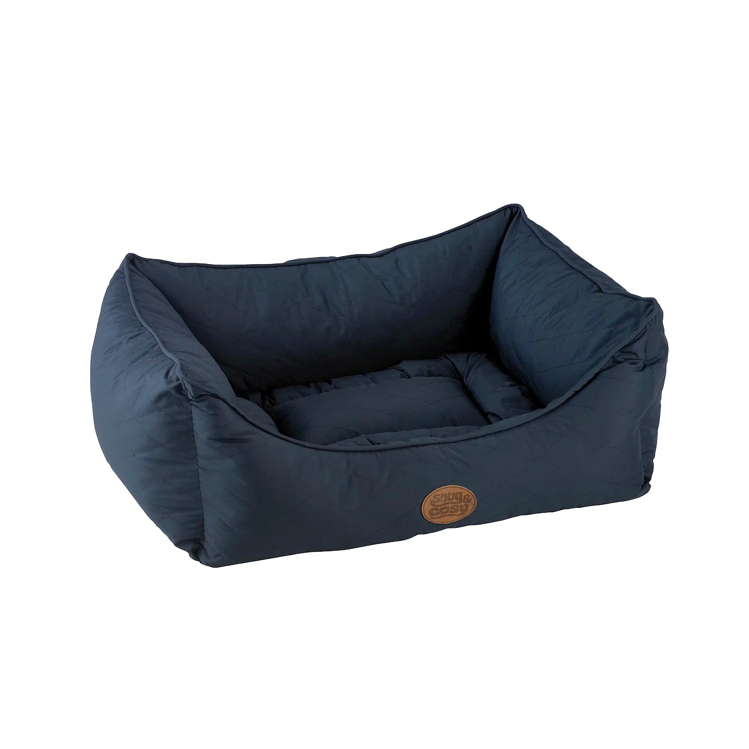 Winchester Navy Dog bed (Cover Only) - for dogs Snug and Cosy Pets