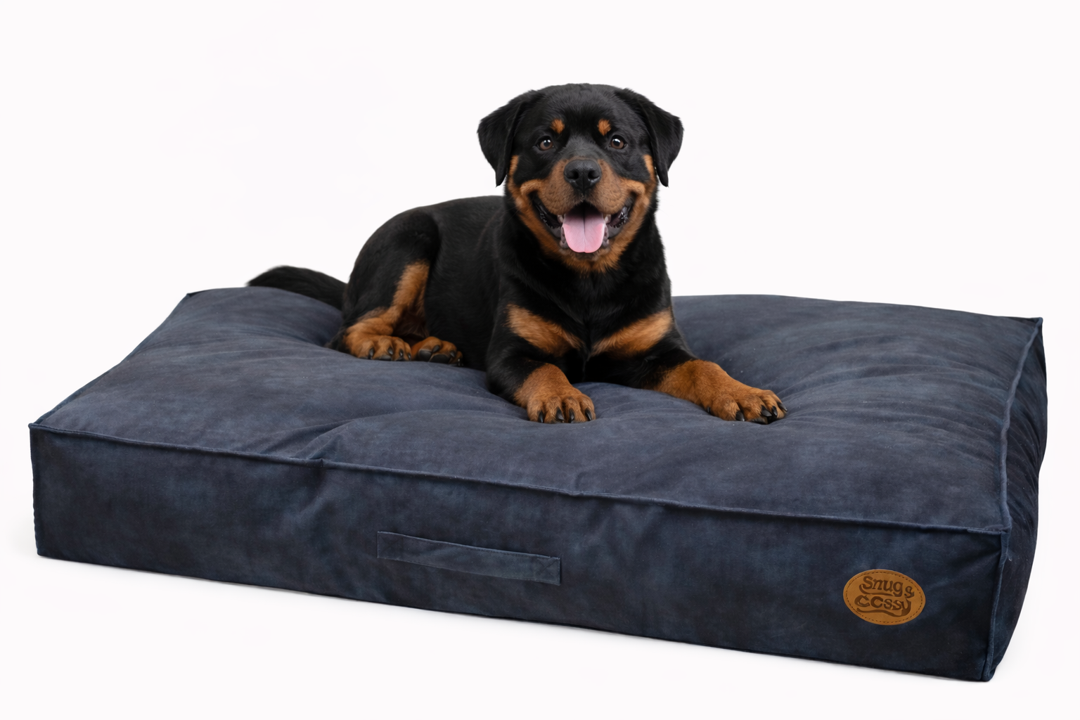 Windsor Dog Pet Lounger - Royal Comfort with 100% Virgin Hollowfibre Filling - Pet Beds for dogs Snug and Cosy Pets