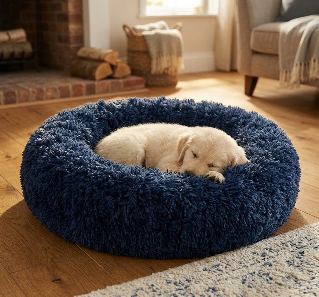 Cozy Anti Anxiety Donut Dog Pet Bed – The Ultimate Comfort for Your Furry Friend - Pet Beds for dogs Snug and Cosy Pets