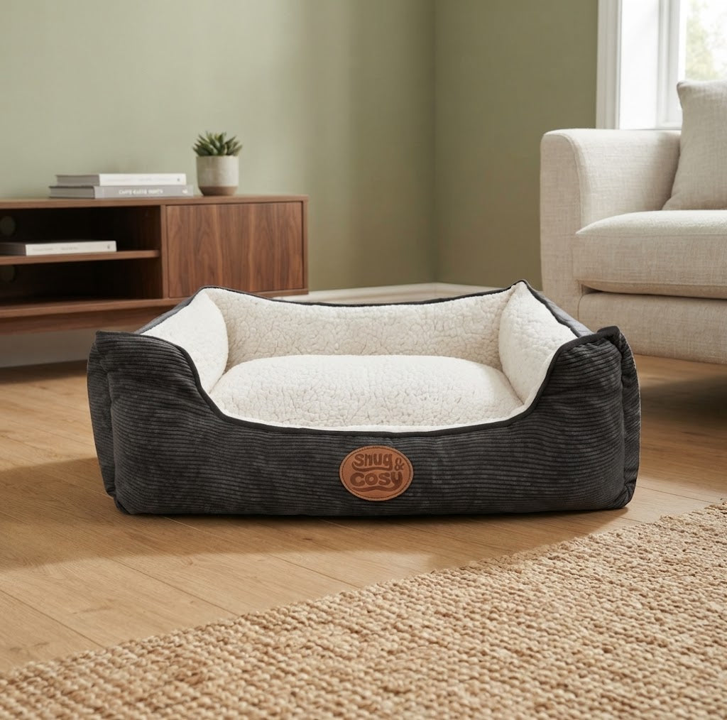 Malvern Rectangle Bed Cover - Luxurious Comfort Redefined for Your Bedroom - Dog Beds & Loungers for dogs Snug and Cosy Pets