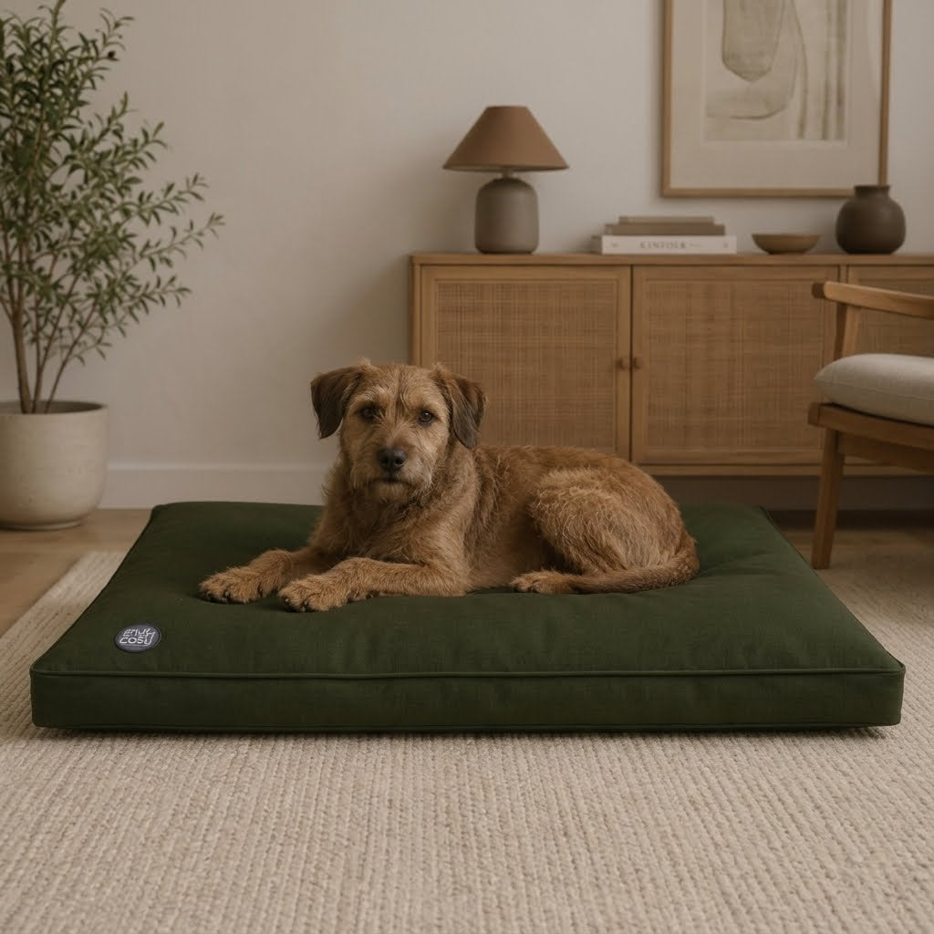 Pescara Waterproof Dog Lounger Cushion - Durable & Comfortable Dog Bed - Dog Bed for dogs Snug and Cosy Pets