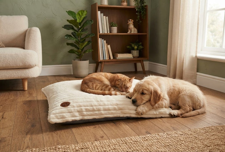 COVER Alaska Faux Fur Dog Pet Cushion Washable Non-Slip