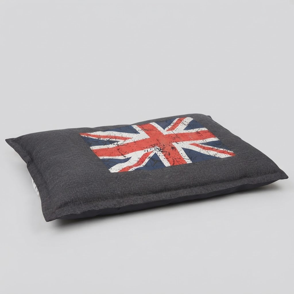 Union Jack Dog Bed: The Ultimate Cozy Lounger for Your Beloved Pet - Dog Beds & Loungers for dogs Snug and Cosy Pets