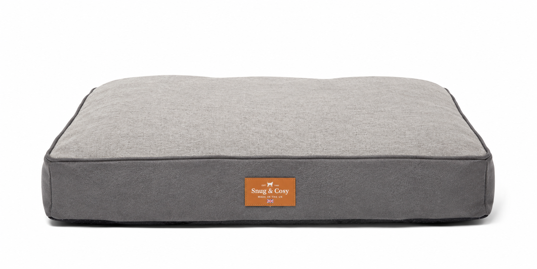 Elegance Faux Leather Orthopaedic Dog Bed | Luxury Dog Lounger Mattress - Dog Bed for dogs Snug and Cosy Pets