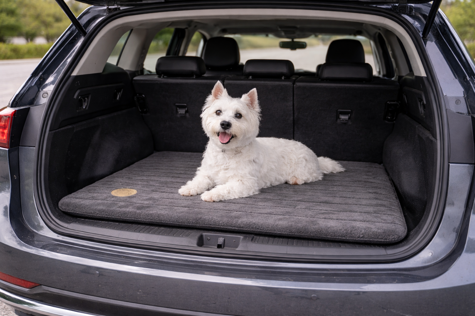 Alaska Memory Foam Faux Fur Dog Pet Mat - Orthopaedic Support & British Design - Dog Mat for dogs Snug and Cosy Pets