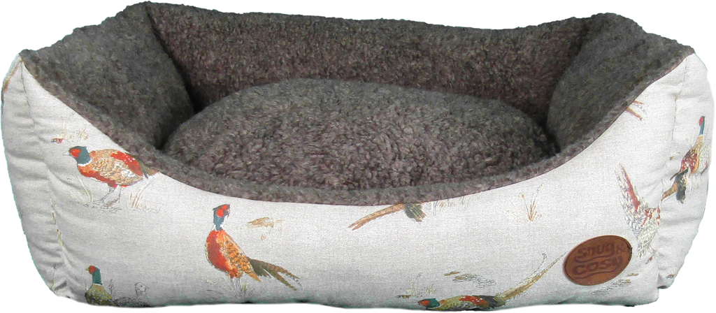 Snug and Cosy Nature collection Rectangular - Pheasant print